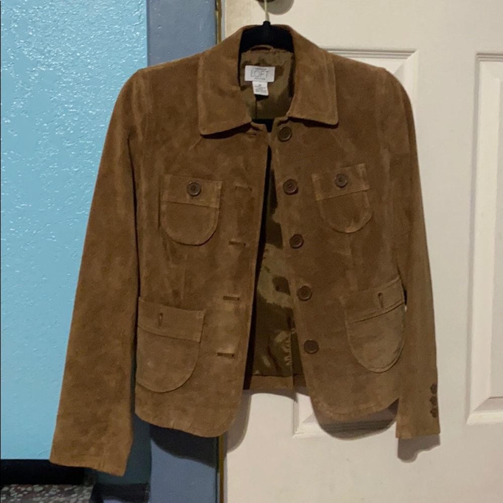 Ann Taylor, Loft, 2 petite, 100% leather jacket
